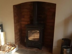 Wood burning stove installer in Taunton, Somerset