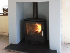 Fireplace alterations in Taunton, Somerset.