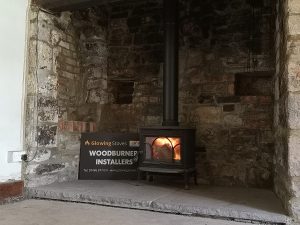 wood burning stove installed in Wrantage, Taunton, Somerset