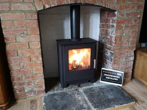 Mendip Loxton wood burner installed in Long Sutton, Langport, Somerset.
